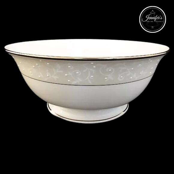 Lenox Opal Innocence Oval Open Vegetable Bowl - Picture 2 of 7